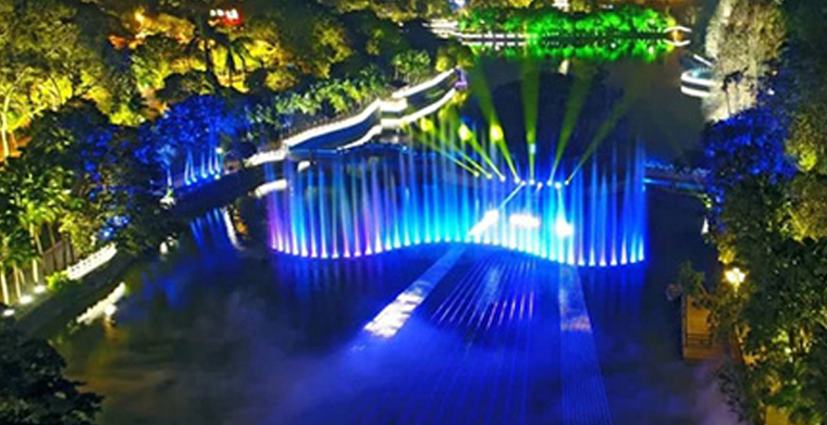 文旅灯光之景观亮化工程项目案例鉴赏，舞台灯具助力文化工业